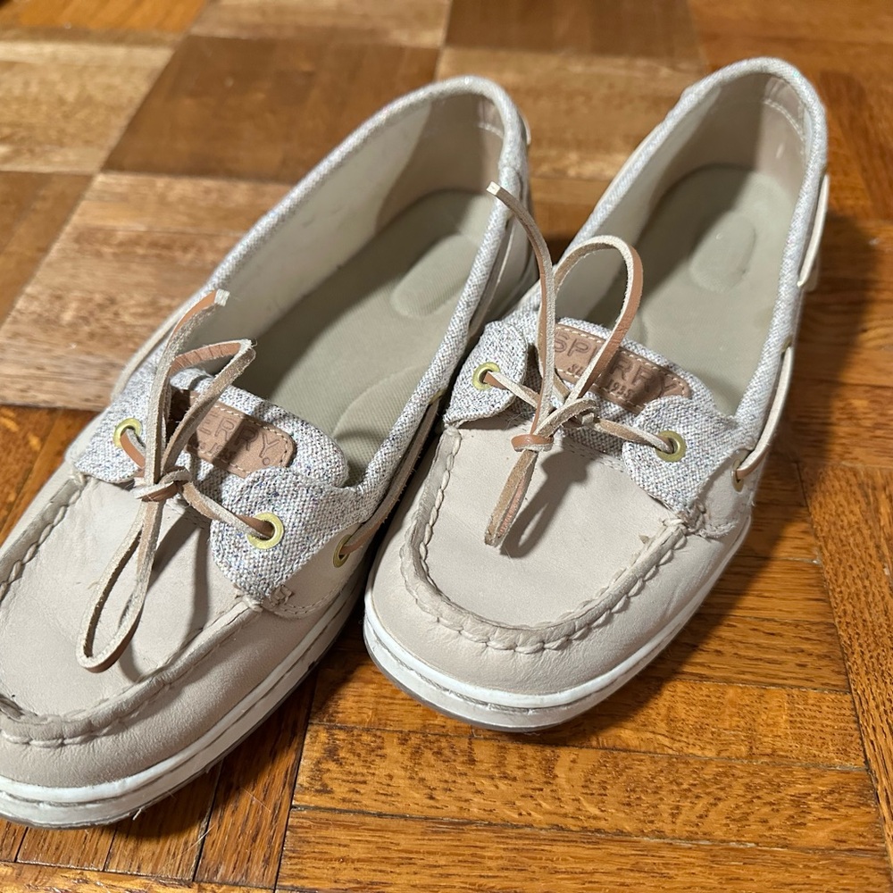 Sperry Tan Boat Shoes